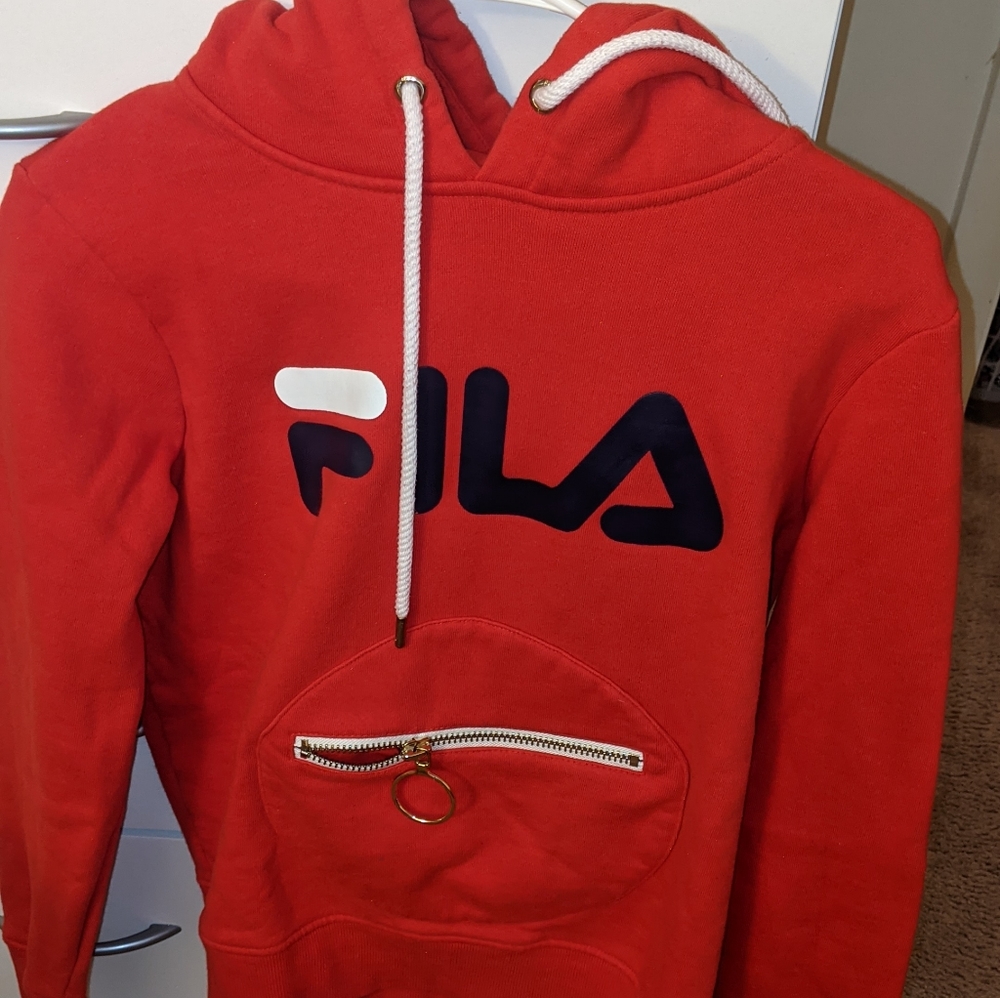Fila Red hoodie